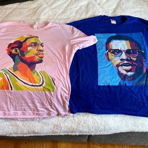 Malcolm X and Rodman Tees